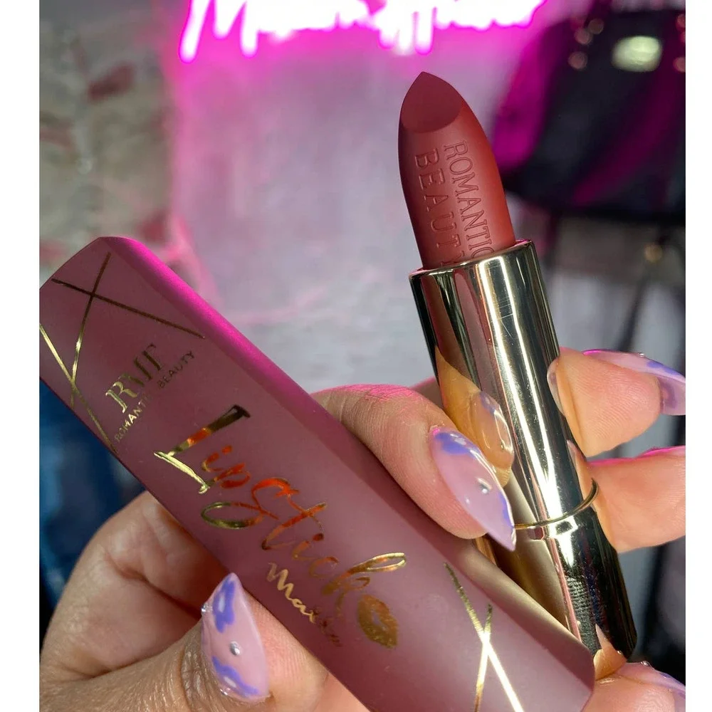 LAST ONE - NEW Click Bullet Nude Matte Lipstick by Romantic Beauty #20